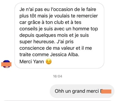Témoignage résultat concret